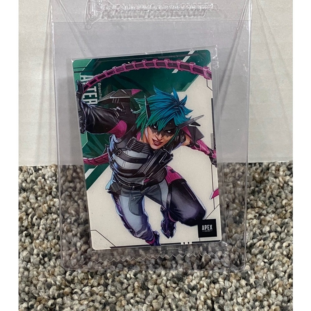 Apex Legends Wafers 2 No. 01 Alter Common Card Collectible Bandai Teal Excellent